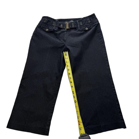 Larry Levine Petite Stretch Belted Cropped Jeans Size 10P, SKU: 166-2702 - Picture 7 of 8